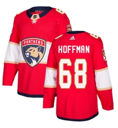 Youth Adidas Florida Panthers #68 Mike Hoffman Premier Red Home NHL Jersey