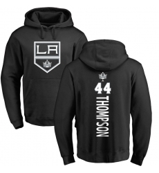 NHL Adidas Los Angeles Kings #44 Nate Thompson Black Backer Pullover Hoodie