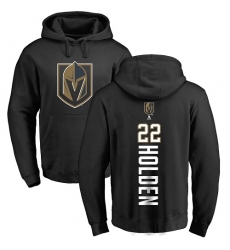 NHL Adidas Vegas Golden Knights #22 Nick Holden Black Backer Pullover Hoodie