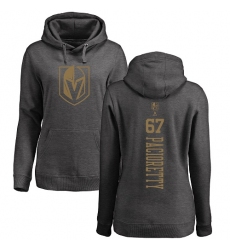 NHL Women's Adidas Vegas Golden Knights #67 Max Pacioretty Charcoal One Color Backer Pullover Hoodie