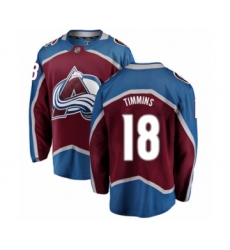 Men's Colorado Avalanche #75 Justus Annunen Authentic White Away Fanatics Branded Breakaway NHL Jersey
