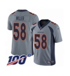 Women's Cleveland Browns #13 Odell Beckham Jr. 100th Season Limited Gray Inverted Legend Football Jersey