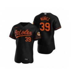 Men's Baltimore Orioles #39 Renato Nunez Nike Black Authentic 2020 Alternate Jersey