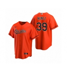 Men's Baltimore Orioles #39 Renato Nunez Nike Orange 2020 Replica Alternate Jersey