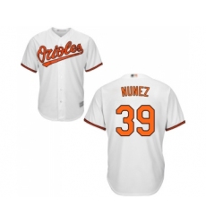 Men's Baltimore Orioles #39 Renato Nunez Replica White Home Cool Base Baseball Jersey