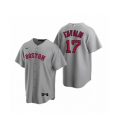 Men's Boston Red Sox #17 Nathan Eovaldi Nike Gray Replica Road Jersey