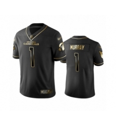 Men's Arizona Cardinals #1 Kyler Murray Limited Black Golden Edition Football Jersey