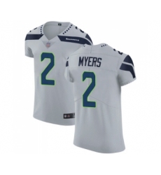 Men's Seattle Seahawks #2 Jason Myers Grey Alternate Vapor Untouchable Elite Player Football Jersey
