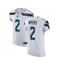Men's Seattle Seahawks #2 Jason Myers White Vapor Untouchable Elite Player Football Jersey