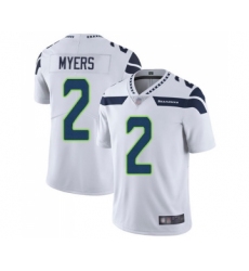 Men's Seattle Seahawks #2 Jason Myers White Vapor Untouchable Limited Player Football Jersey