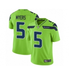 Youth Seattle Seahawks #5 Jason Myers Limited Green Rush Vapor Untouchable Football Jersey
