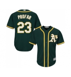 Youth Oakland Athletics #23 Jurickson Profar Replica Green Alternate 1 Cool Base Baseball Jersey