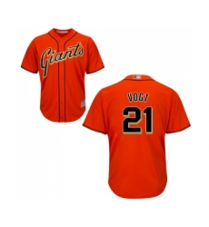 Youth San Francisco Giants #21 Stephen Vogt Replica Orange Alternate Cool Base Baseball Jersey