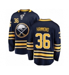 Men's Buffalo Sabres #36 Andrew Hammond Fanatics Branded Navy Blue Home Breakaway Hockey Jersey