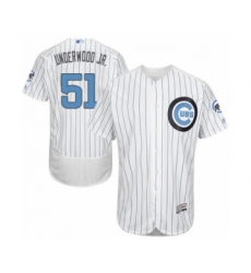Men's Chicago Cubs #56 Kyle Ryan White Home Flex Base Authentic Collection Baseball Player Jersey