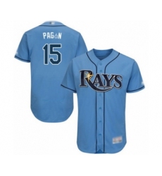 Men's Tampa Bay Rays #15 Emilio Pagan Columbia Alternate Flex Base Authentic Collection Baseball Player Jersey