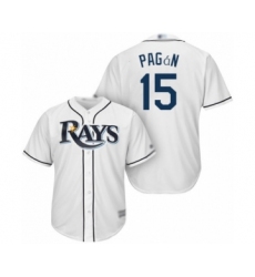 Youth Tampa Bay Rays #35 Nate Lowe Authentic Navy Blue Alternate Cool Base Baseball Player Jersey