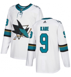 Men's Adidas San Jose Sharks #16 Eric Fehr Authentic White Away NHL Jersey