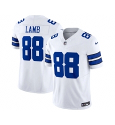 Men's Nike Dallas Cowboys #88 CeeDee Lamb White 2023 F.U.S.E. Limited Stitched Football Jersey