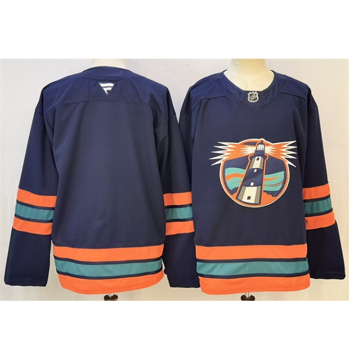 Men's New York Islanders Blank Navy 2026 Stitched Hockey Jersey