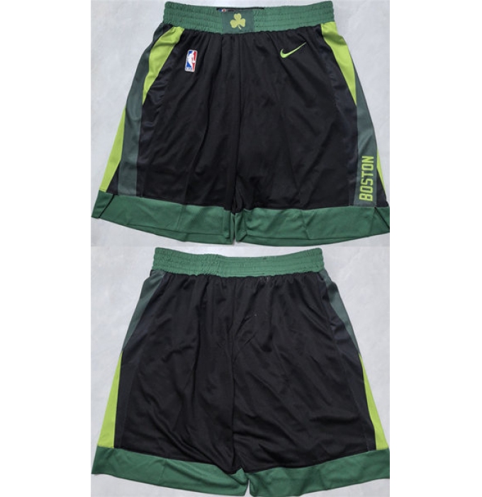 Men's Boston Celtics Black Shorts (Run Small)