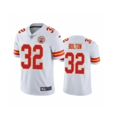 Men's Kansas City Chiefs #32 Nick Bolton White Vapor Untouchable Limited Stitched NFL Jersey
