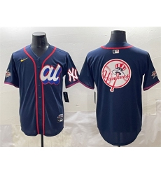 Men's American League New York Yankees Team Big Logo Navy 2025 All-Star Edition Limited Stitched Baseball Jersey