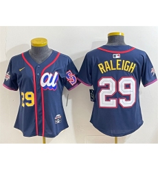 Women's American League #29 Tarik Skubal Navy 2025 All-Star Edition Limited Stitched Baseball Jersey(Run Small)