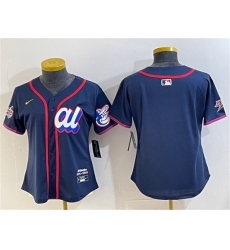 Women's American League Baltimore Orioles Blank Navy 2025 All-Star Edition Limited Stitched Baseball Jersey(Run Small)