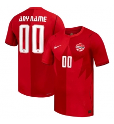 Men's Canada Custom 2026 Red Home Soccer Jersey