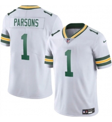 Men's Green Bay Packers #1 Micah Parsons White 2025 Vapor Untouchable Limited Football Stitched Jersey