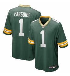 Women's Green Bay Packers Micah Parsons #1 Green Nike F U S E Stitched NFL Jersey