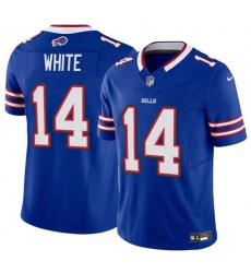 Men's Buffalo Bills #14 Mike White Blue 2025 F.U.S.E. Vapor Untouchable Limited Football Stitched Jersey
