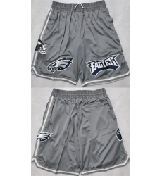 Men's Philadelphia Eagles Grey Shorts(Run Small)