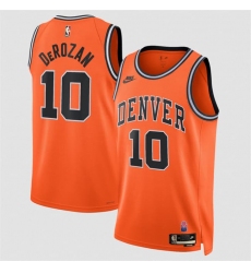 Men's Denver Nuggets #10 DeMar DeRozan Orange 2026-27Classic Edition Stitched Basketball Jersey