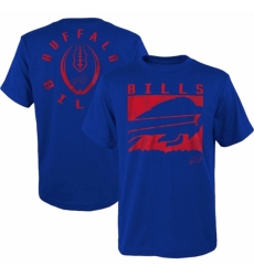 Men's Buffalo Bills Blue Preschool Liquid Camo Logo T Shirt
