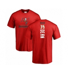 Football Tampa Bay Buccaneers #35 Jamel Dean Red Backer T-Shirt