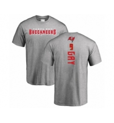 Football Tampa Bay Buccaneers #9 Matt Gay Ash Backer T-Shirt