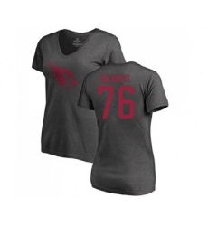 Football Women's Arizona Cardinals #76 Marcus Gilbert Ash One Color T-Shirt