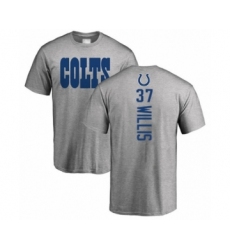 Football Indianapolis Colts #37 Khari Willis Ash Backer T-Shirt