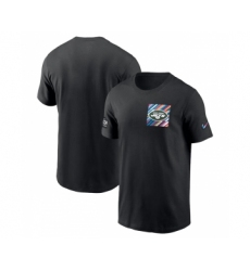 Men's New York Jets Black 2023 Crucial Catch Sideline Tri-Blend T-Shirt