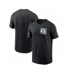 Men's Green Bay Packers Black 2023 Crucial Catch Sideline Tri-Blend T-Shirt