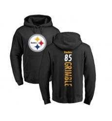 Football Pittsburgh Steelers #85 Xavier Grimble Black Backer Pullover Hoodie