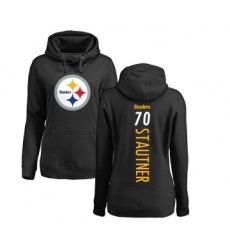 Football Women's Pittsburgh Steelers #70 Ernie Stautner Black Backer Pullover HoodieFootball Women's Pittsburgh Steelers #70 Ernie Stautner Black Backer Pu