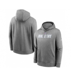 Men's Buffalo Bills Heathered Charcoal Fan Gear Local Club Pullover Hoodie