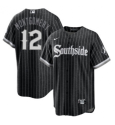 Men's Chicago White Sox #12 Colson Montgomery City Connect Cool Base Stitched Jersey