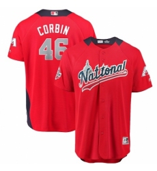 Men's Majestic Arizona Diamondbacks #46 Patrick Corbin Game Red National League 2018 MLB All-Star MLB Jersey