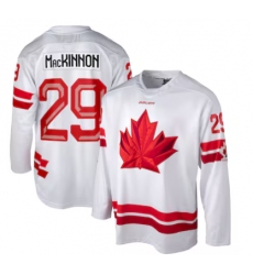 Men's Nathan MacKinnon #29 White Hockey Canada 2026 Replica Jersey