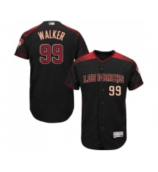 Men's Arizona Diamondbacks #99 Taijuan Walker Black Alternate Authentic Collection Flex Base Baseball Jersey