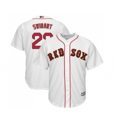 Youth Boston Red Sox #23 Blake Swihart Authentic White 2019 Gold Program Cool Base Baseball Jersey